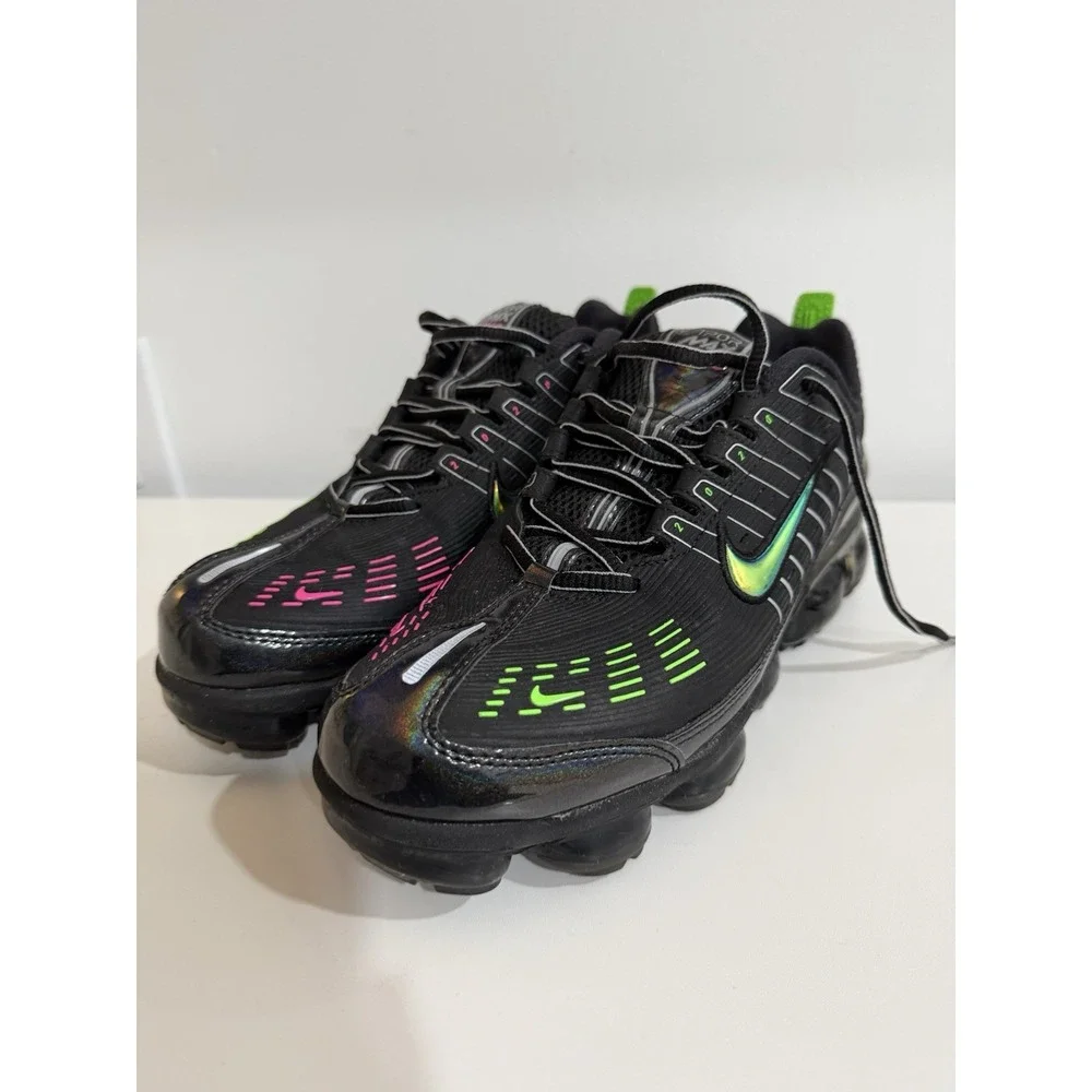 Nike Air VaporMax 360 Black Green Strike Pink Blast CK2718-003 Mens Size 9
